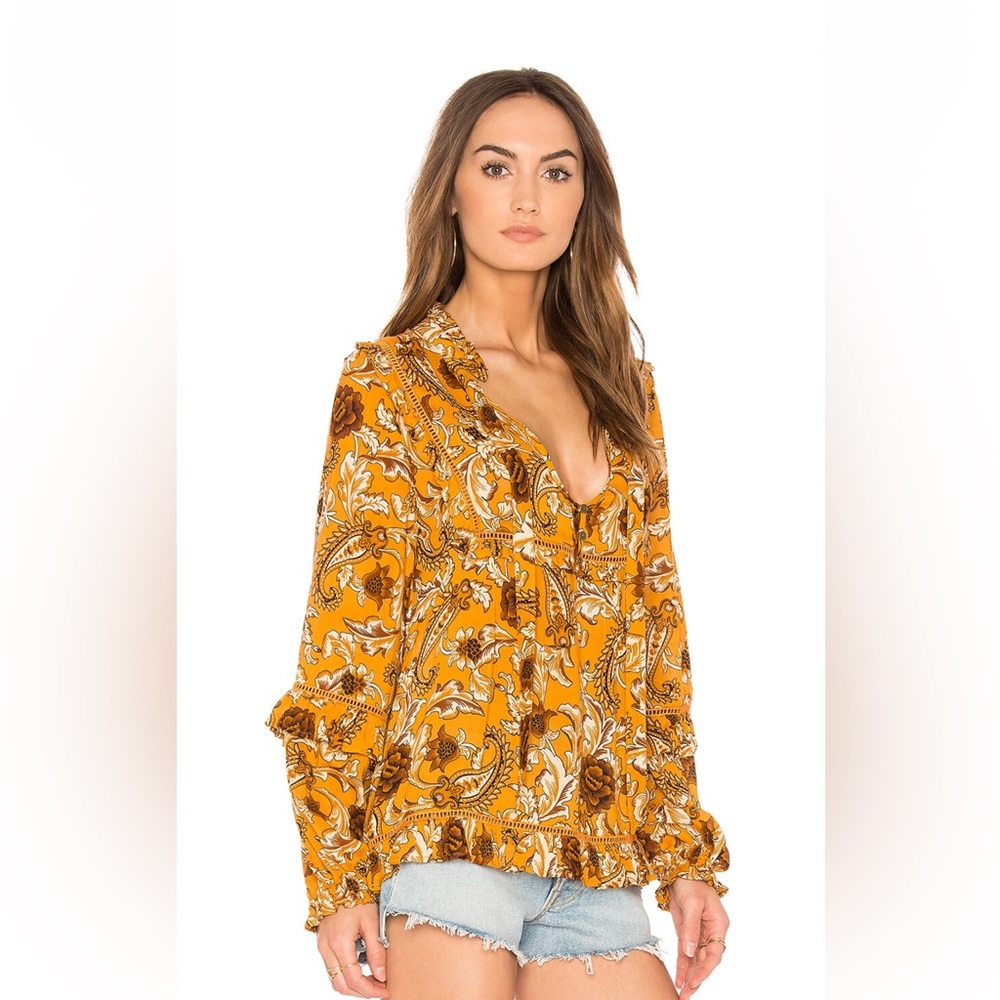 SPELL & Gypsy Etienne Blouse Sz Large